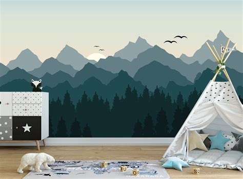 Mountain Wallpaper Nursery