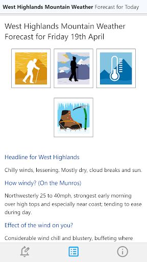 Mountain Weather Uk App