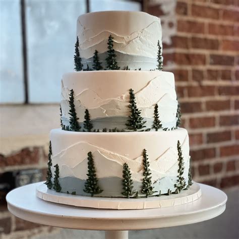 21+ Mountain Wedding Cake