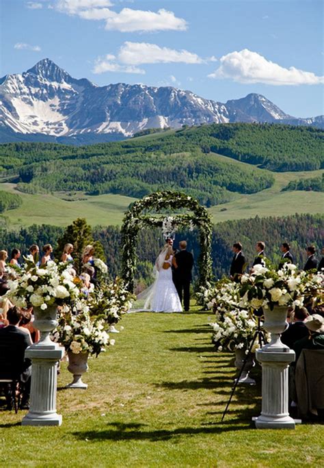 Mountain Wedding Reception Ideas
