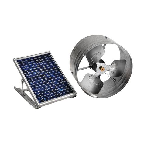 mounted solar panel fan
