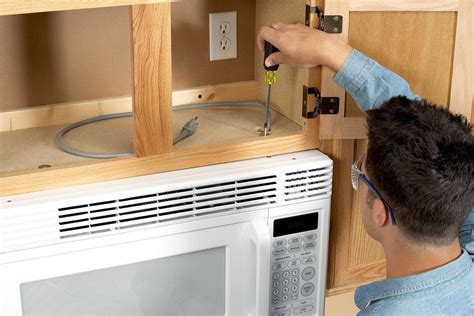 Mounting An Above Range Microwave