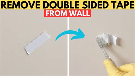 Mounting Tape Removal From Wall