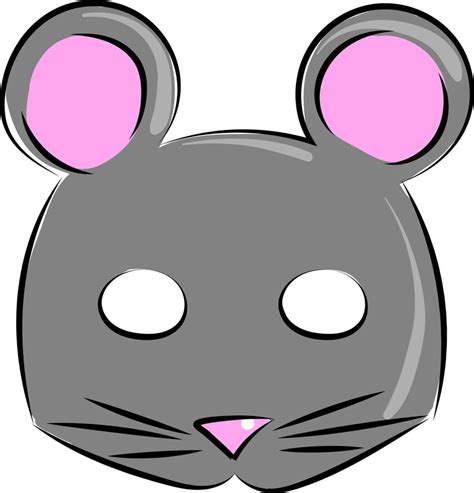 Mouse Face Mask Drawing
