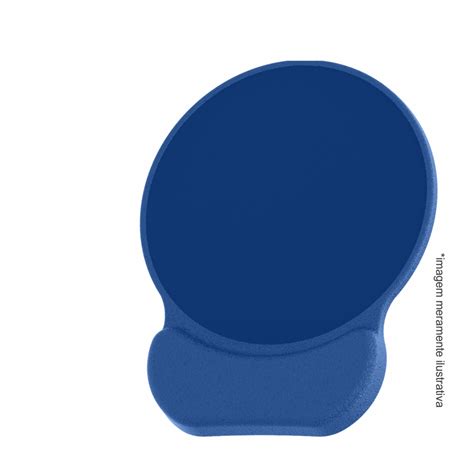 Mouse Pad Ergonomico Azul