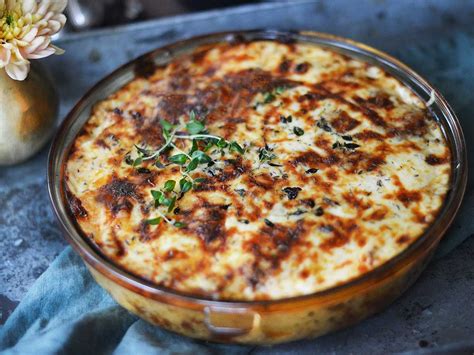 moussaka med potatis