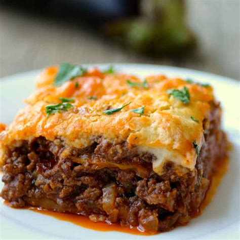 moussaka recipes traditional greek with mint