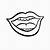 mouth colouring page