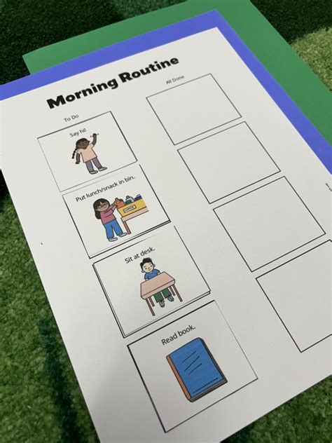 Moutine Routine Visual Printable