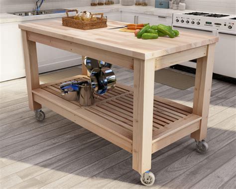 Movable Kitchen Island Plans