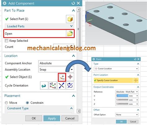 Move Components In Nx Assembly