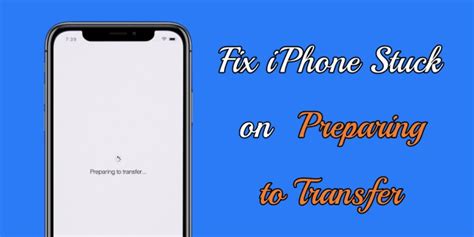 move data from android to iphone stuck on preparing