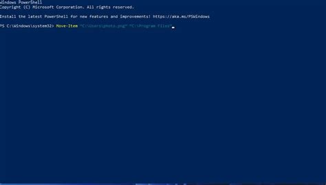 Move Files To Folder Powershell