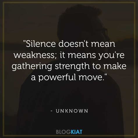 Move in Silence Strength