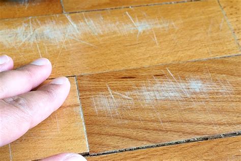 move or repair scratches in hardwood floors