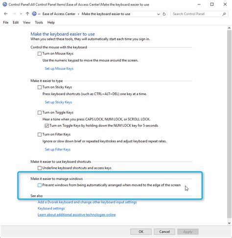 move program to other screen shortcut