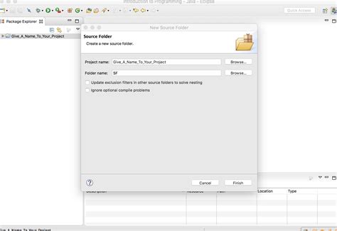 Move Project Folder Eclipse