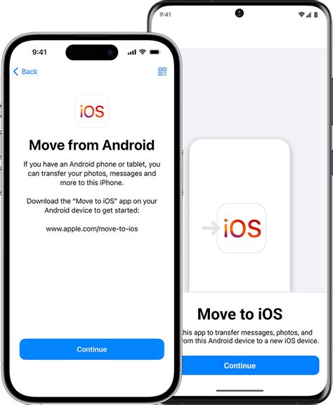 move to ios app not working on android