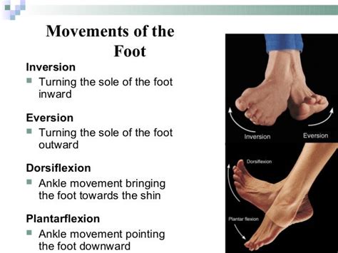 movement of the sole laterally