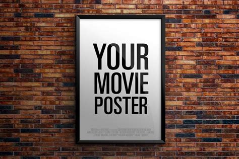 movie poster mockup psd free download