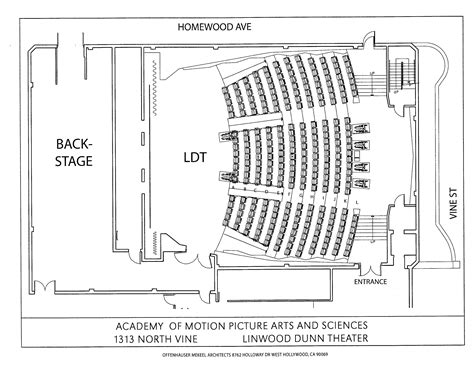movie theater floor plan