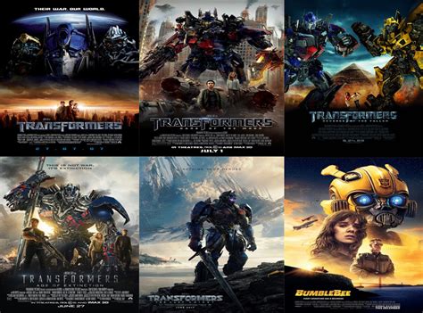 movie transformers in order