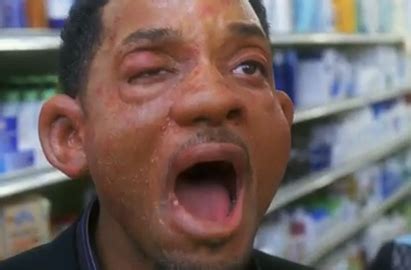 movie where will smith has allergic reaction