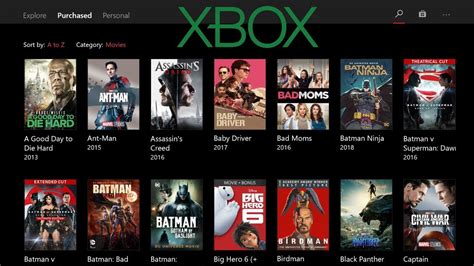 movies anywhere login on xbox one