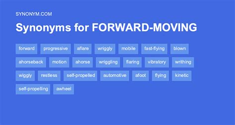 moving forward meaning synonym