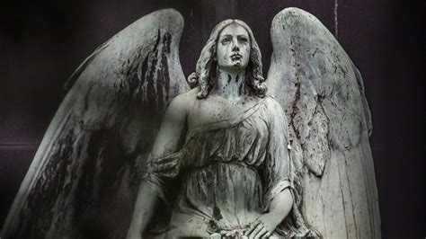 Moving Graveyard Statue Art