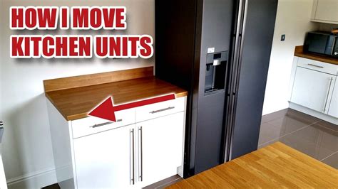 Moving Kitchen Base Cabinets