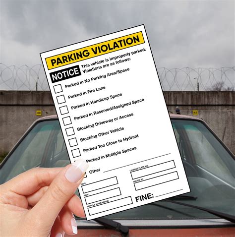 moving violation ticket examples