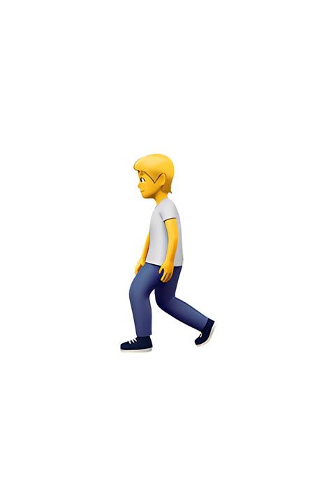 Moving Walking Emoji