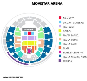 movistar arena ubicaciones