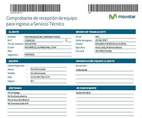 movistar estado de servicio