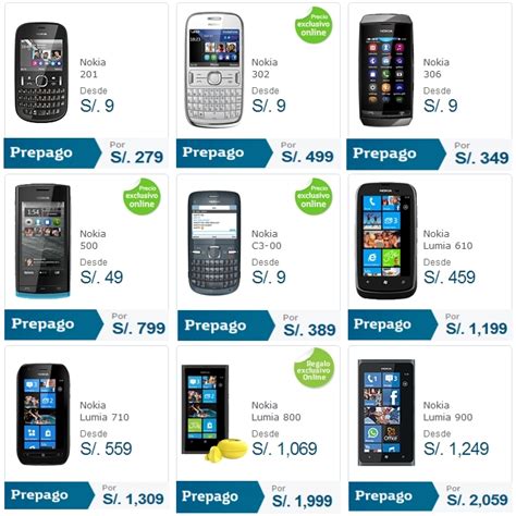 movistar precios de celulares