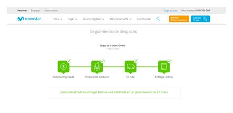 movistar seguimiento de pedidos