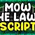 mow the lawn script