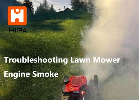 Mower Engine Smokes When Started