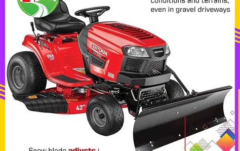 mower snow blower combo