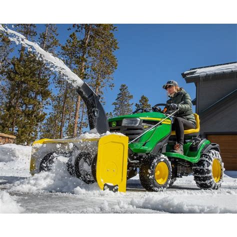 Mower With Snow Blower Attachment
