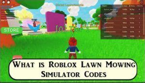 mowing simulator codes 2024