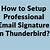 mozilla email signature