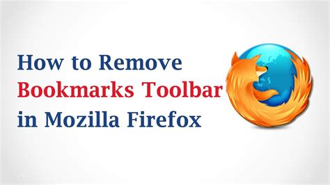 Mozilla Firefox Bookmarks Toolbar Location