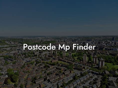 mp for postcode