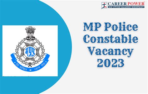 mp police constable vacancy 2023 date result