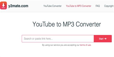 mp3 converter y2mate online