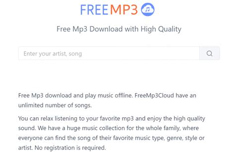 mp3 downloader free download cloud