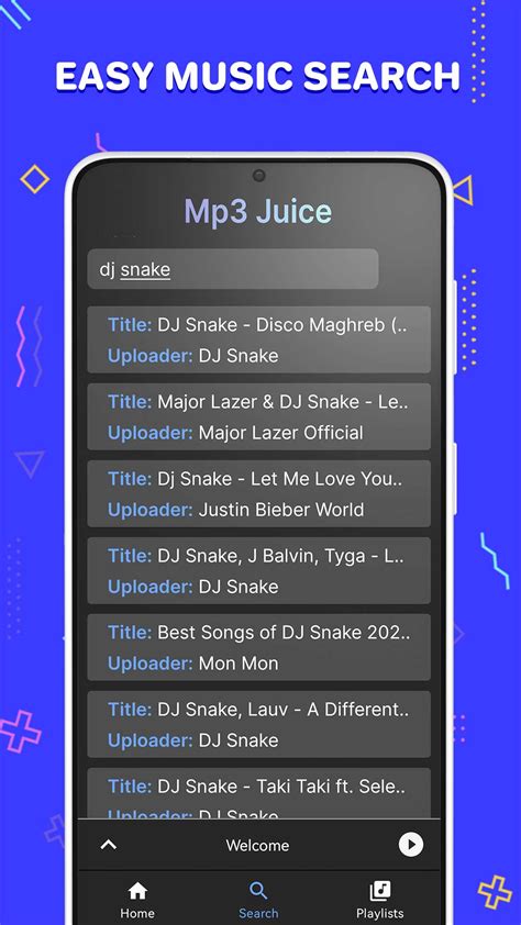 MP3 Juice User Interface