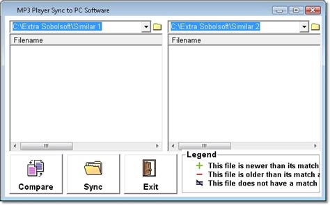 mp3 player sync to pc software